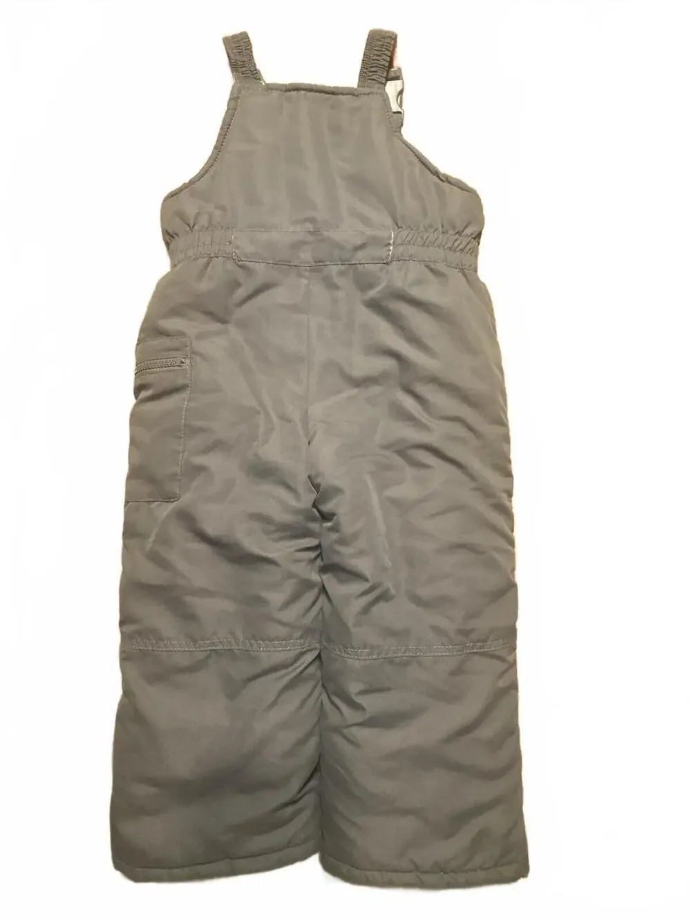 New Carter's Toddler 4T Gray Insulated Snow Bib Overalls Girls Boys Kids